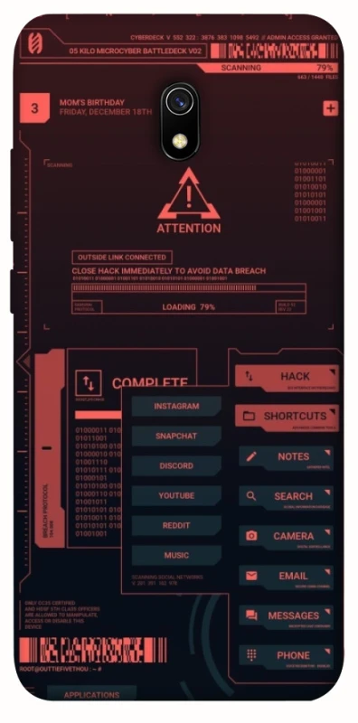 Чохол на Xiaomi Redmi 8a Attention фото 1 з 1