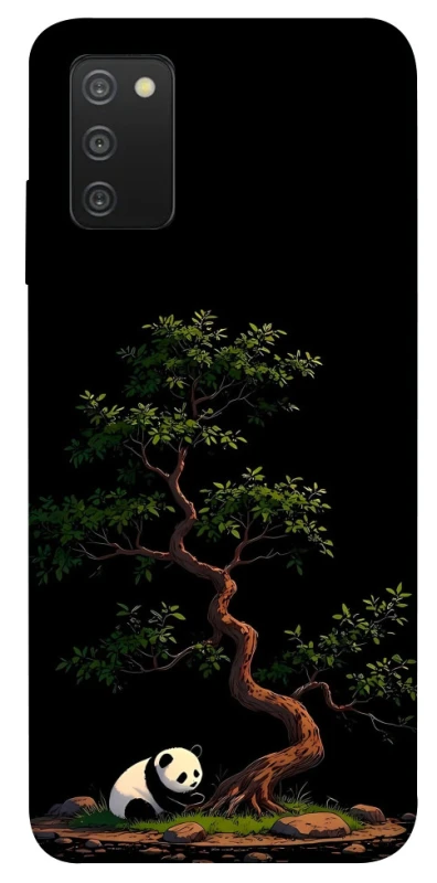 Чохол на Samsung Galaxy A03s Panda and tree фото 1 з 1