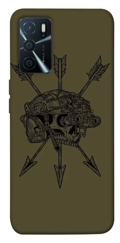 Чохол на Oppo A16s / A16 Mil skull фото 1 з 1
