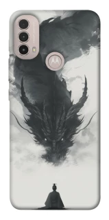 Чехол на Motorola Moto E40 dragon mood фото 1 из 1