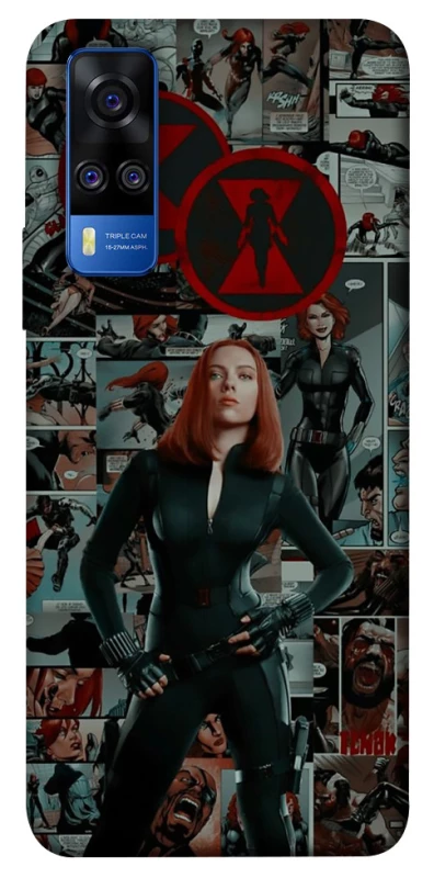 Чохол на Vivo Y51a Black Widow фото 1 з 1