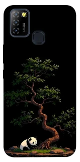 Чохол на Infinix Hot 10 Lite Panda and tree фото 1 з 1
