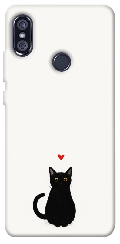 Чехол на Xiaomi Redmi Note 5 Pro / Note 5 (AI Dual Camera) cat in love фото 1 из 1