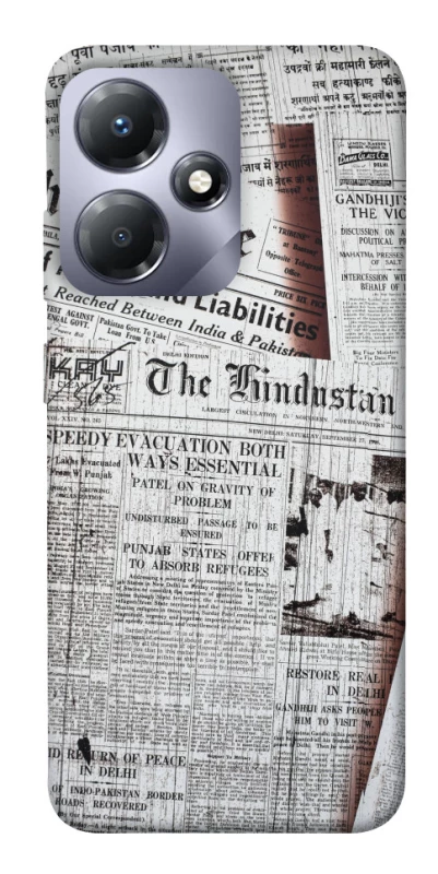 Чохол на Infinix Hot 30i Газети фото 1 з 1