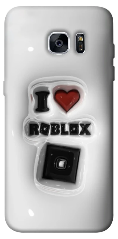 Чохол на Samsung G935F Galaxy S7 Edge I love Roblox фото 1 з 1