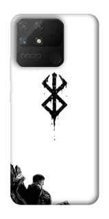 Чехол на Realme Narzo 50A berserk white фото 1 из 1