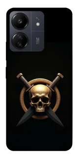 Чохол на Xiaomi Redmi 13C Golden Skull фото 1 з 1