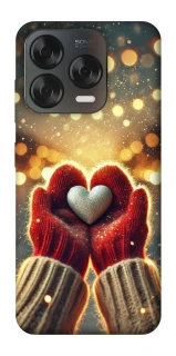 Чехол на ZTE Blade V70 Design Heart in hand фото 1 из 2