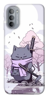 Чохол на Motorola Moto G31 Samurai cat фото 1 з 1