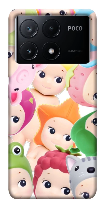 Чехол на Xiaomi Poco X6 Fruit-Zoo Kaleidoscope фото 1 из 1