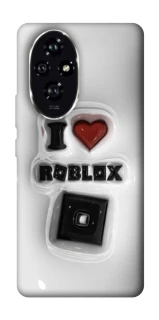 Чохол на Honor 200 I love Roblox фото 1 з 1