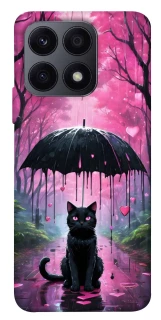 Чехол на Huawei Honor X8a Black cat фото 1 из 1