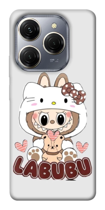 Чохол на TECNO Spark 20 Pro Hello Kitty Labubu фото 1 з 1
