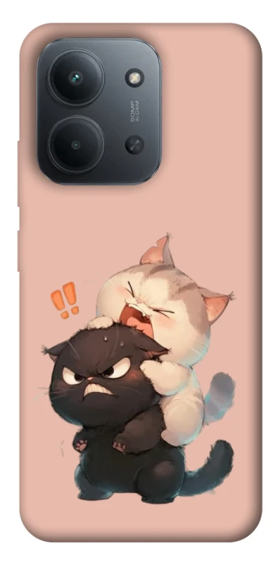 Чохол на Xiaomi Redmi 15C (Global) Сat and cat фото 1 з 1