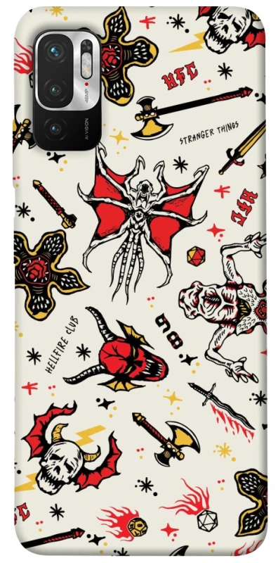 Чехол на Xiaomi Redmi Note 10 5G Stranger Things ver.2 фото 1 из 1
