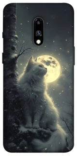 Чехол на OnePlus 7 Кот под луной фото 1 из 1