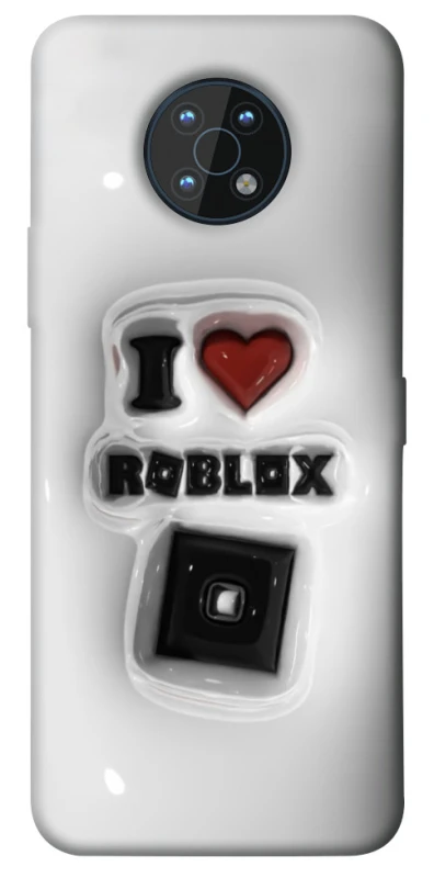 Чохол на Nokia G50 I love Roblox фото 1 з 1