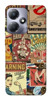 Чохол на Infinix Hot 30i Retro collage ver.2 фото 1 з 1