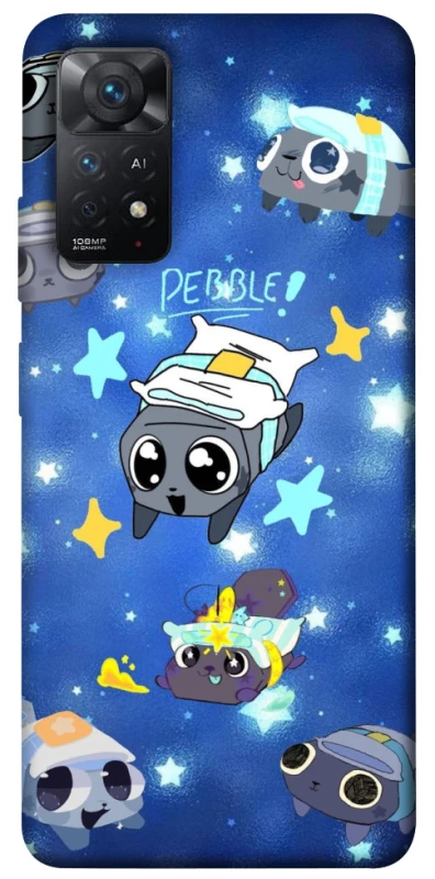 Чохол на Xiaomi Redmi Note 12 Pro 4G Pebble kitten stars фото 1 з 1