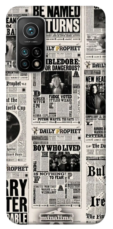 Чохол на Xiaomi Mi 10T Harry Potter newspaper фото 1 з 1