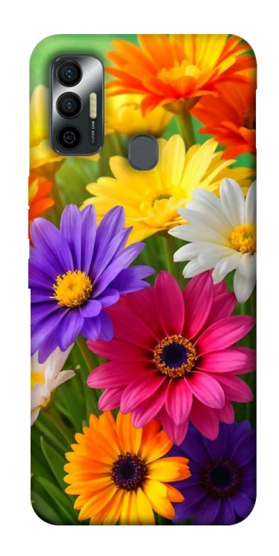 Чохол на TECNO Spark 7 Flowers v32 фото 1 з 1