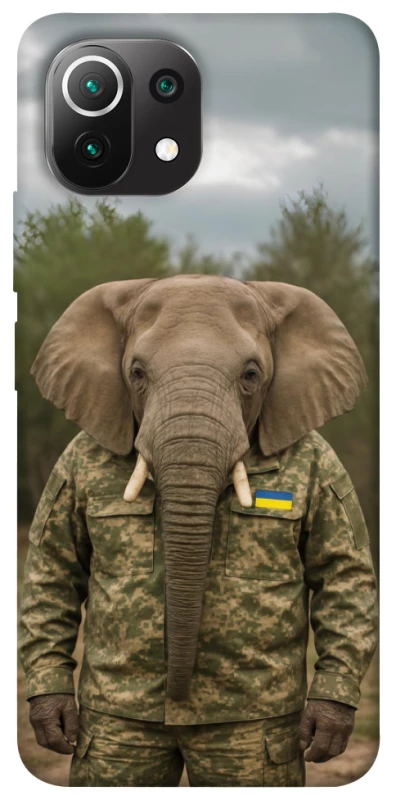 Чохол на Xiaomi Mi 11 Lite Слон захисник фото 1 з 1