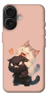 Чехол на Apple iPhone 17 (6.3") Сat and cat фото 1 Чехол на Apple iPhone 17 (6.3") Сat and cat фото 1 из 1