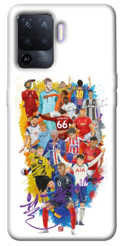 Чохол на Oppo A94 Football Abstract v2 фото 1 з 1