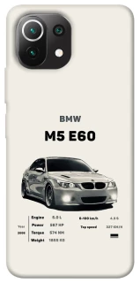 Чохол на Xiaomi Mi 11 Lite BMW M5 E60 фото 1 з 1