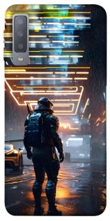 Чохол на Samsung A750 Galaxy A7 (2018) Cyber character фото 1 з 1