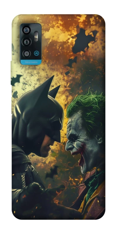 Чехол на ZTE Blade A71 Batman and the Joker фото 1 из 1