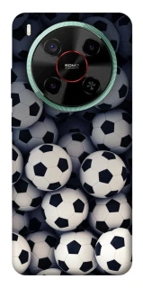 Чехол на ZTE Nubia V70 Max Футбольные мячи фото 1 из 1