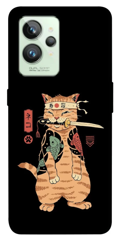 Чохол на Realme GT2 Кіт-самурай фото 1 з 1
