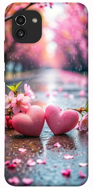 Чохол на Samsung Galaxy A03 Pink heart фото 1 з 1