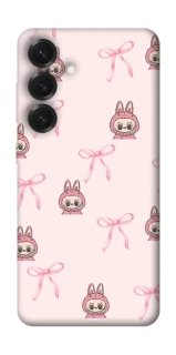 Чехол на Samsung Galaxy S26+ Pink bows and Labubus фото 1 из 1
