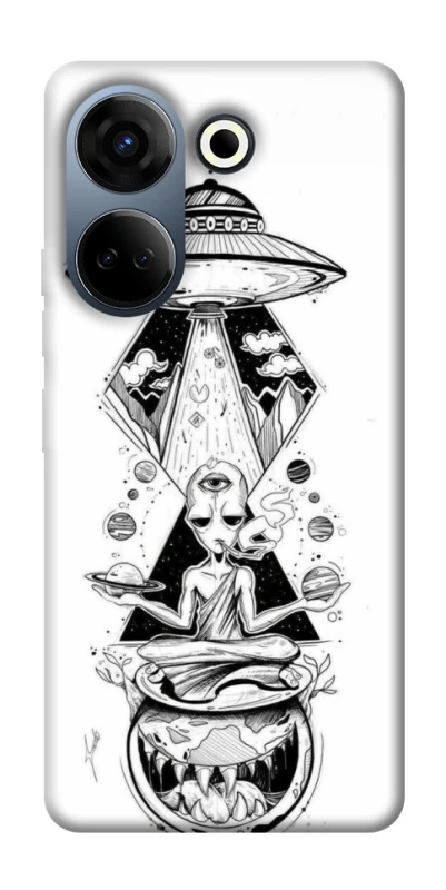 Чехол на TECNO Camon 20 Pro (CK7n) Tattoo ver.4 фото 1 из 1