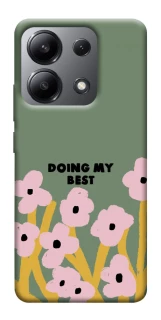 Чехол на Xiaomi Redmi Note 13 4G Doing my best фото 1 из 1