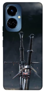 Чохол на TECNO Camon 19 Мечі Ведьмака фото 1 з 1