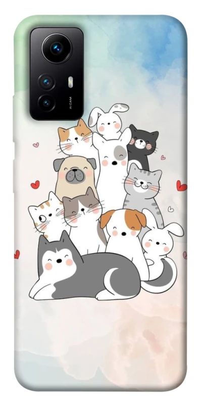 Чохол на Xiaomi Redmi Note 12S Funny Pets ver.2 фото 1 з 1