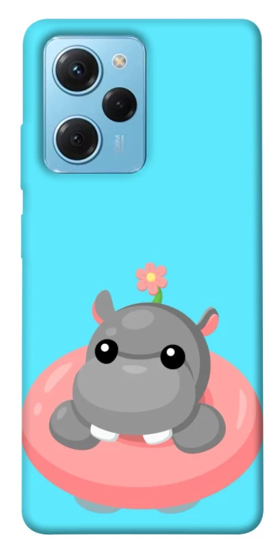Чохол на Xiaomi Poco X5 Pro 5G Adopt Me Hippo Floatie фото 1 з 1