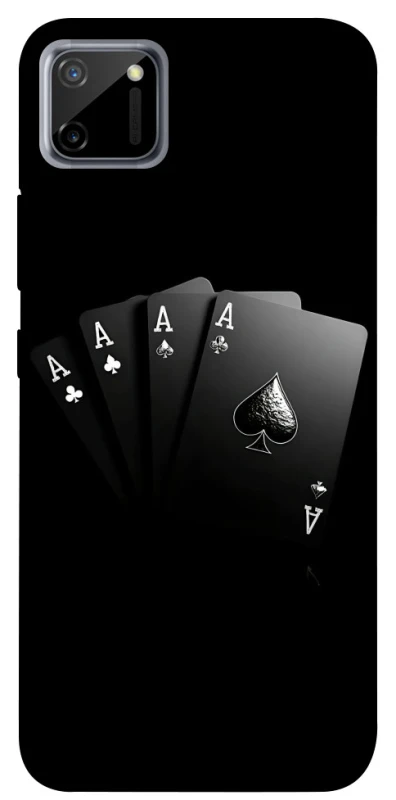 Чохол на Realme C11 Black Cards фото 1 з 1