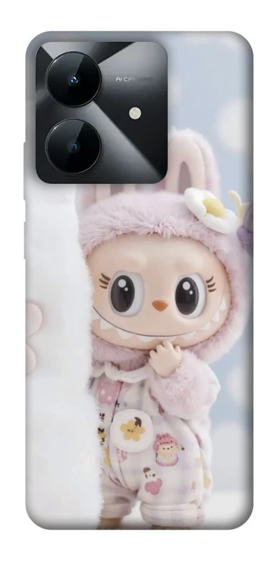 Чехол на Realme Note 60x Labubu Happy фото 1 из 1