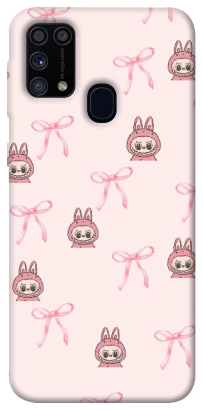 Чохол на Samsung Galaxy M31 Pink bows and Labubus фото 1 з 1
