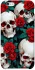 Чехол на Apple iPhone 6/6s plus (5.5") skull and rose фото 1 из 1
