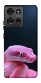 Чохол на Motorola Moto G75 Рожева змія фото 1 з 1