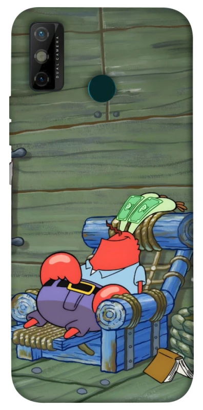 Чохол на TECNO Spark 6 Go Mr.Krabs фото 1 з 1