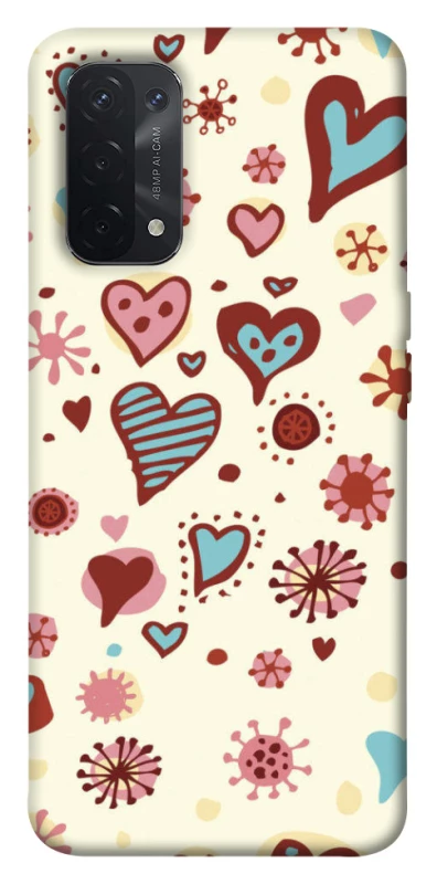 Чохол на Oppo A54 5G / A74 5G Pretty hearts фото 1 з 1