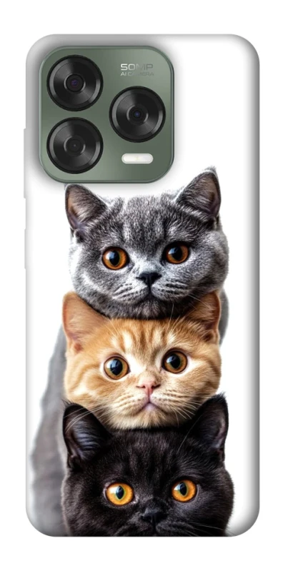 Чехол на ZTE Nubia V70 Design Красивые котики фото 1 из 1