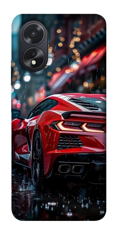 Чехол на Oppo A38 Red sports car фото 1 из 1