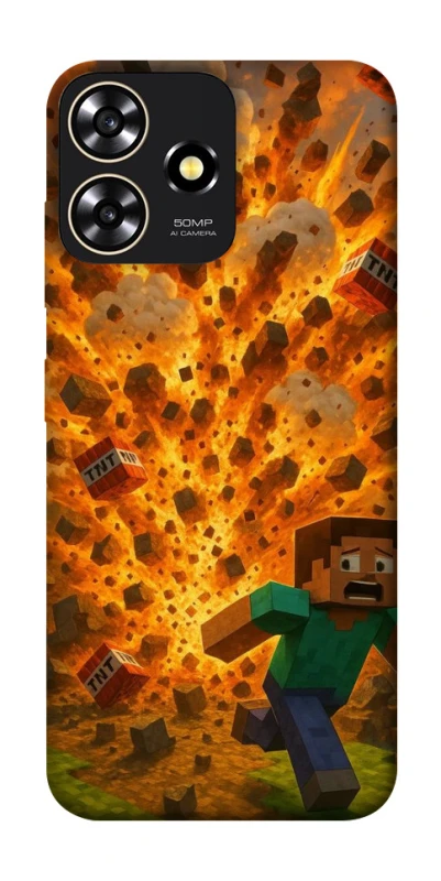 Чохол на ZTE Blade A73 4G Minecraft v7 фото 1 з 1